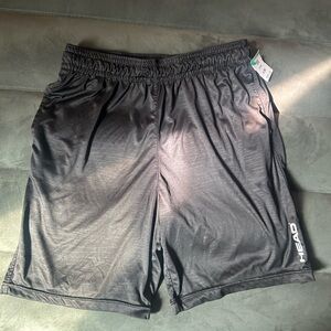 Head Men's Black Athletic Shorts with White Logo